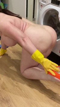 Latex Glove Fetish Trad Wife Begs for Cum Facial!!