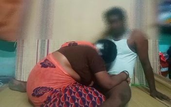 Indian Sweet Step Aunty Blowjob
