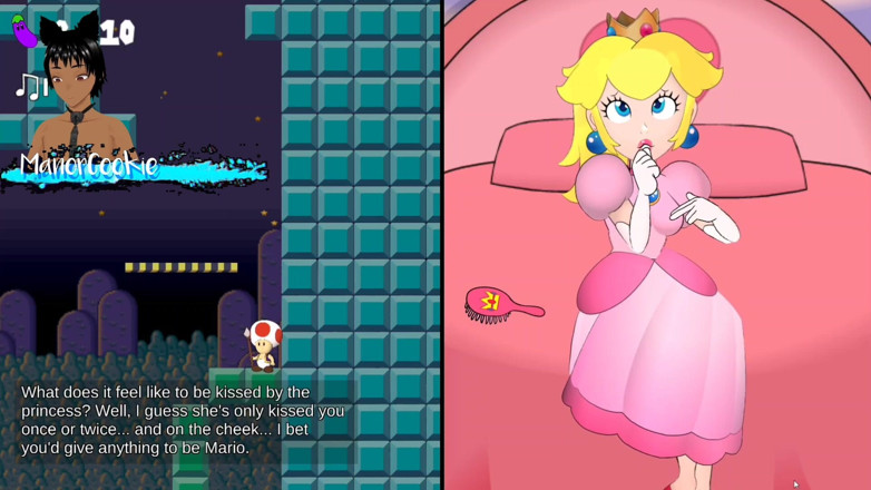 Manor Cookie: La camera di luigi- guarda la principessa peach sditalinarsi la...