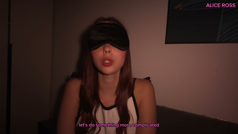 Alice Murkovski: Blindfolded Step Sis Lets Stepbro Finish the Game Inside Her