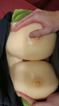Titty Fucking My Big Tits Toy