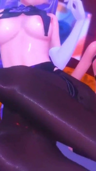 Zenless Zone Zero - Belle และ Vivian FFM เย็ดหมู่สามคนสองสาวร่านหนึ่งควย - แอนิเมชั่นเฮนไต 3 มิติ