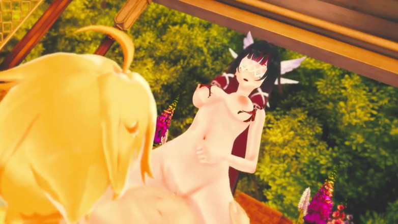 NSFWOtaku: Genshin impact - Columbina scena di sesso hardcore con Aether - Animazione...