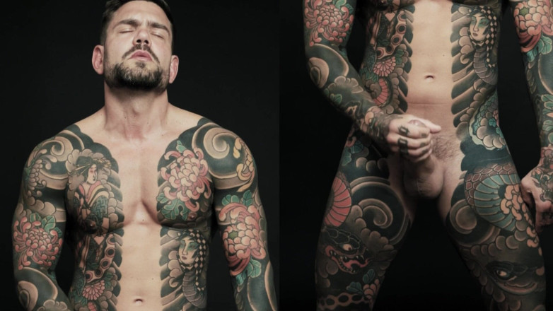 Juan Lucho Gay: Juan Lucho sanatsal solo jockstrap'ta