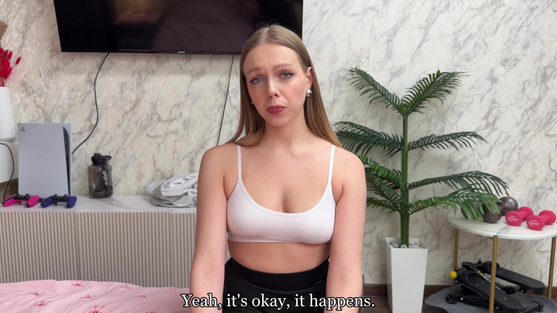 Arisha Mills: 親友の娘とセックスして、彼女の胸に射精をした