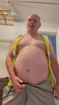 Fat and Horny Striptease
