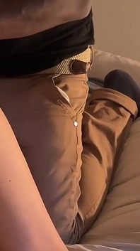 Amatör fru stoppade mig på gatan för en anal session