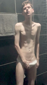 Keoimath - a Skinny Twink Showing His Big Dick Bulging His Underwear
