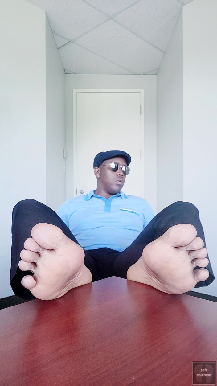 Soft Soleman: Male Soles in the Office
