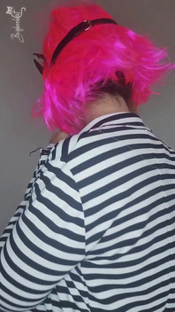 See How I Touch Myself with My Kitty Mask and Big Tits