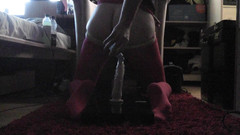 Joslin: 딜도 애널을 타고 있는 Sissy Joslin