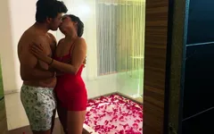 The Boy Made the Girl Dance Completely Naked and Touched Her Hard with a Very Sexy Mouth