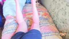 Kitty_Cross: 사랑스러운 Sissy 조정 가터 벨트 와 건방진 미소