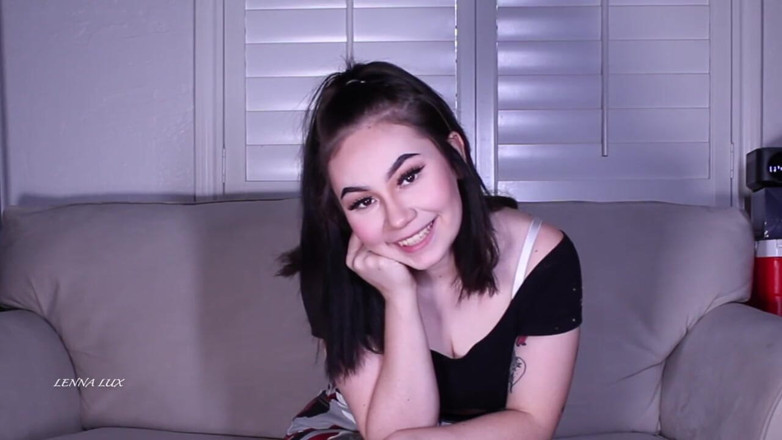 Lenna Lux: Teen Babysitter Teases Husband JOI