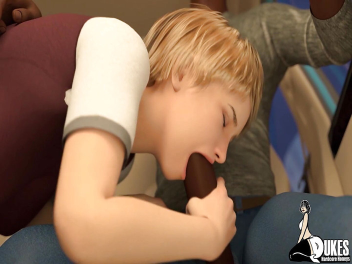 Dukes Hardcore Honeys: 大きな戦利品熟女は彼女の家の中でハード黒ディックを取ります