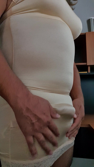 Sexy shinny clothes: Tías nylon