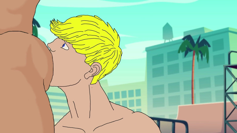 Mr. Gay cartoon movies: Skaterplezier