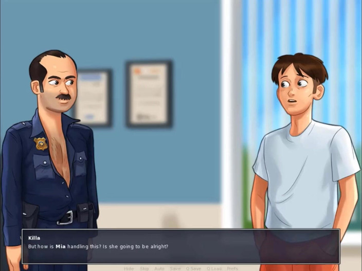 Cartoon Play: Summertime saga teil 201 - BDMS ficken befestigte milf