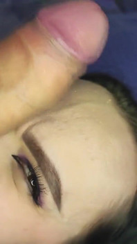 Man Fucks My Fur Coat, Face, Tits and Cums