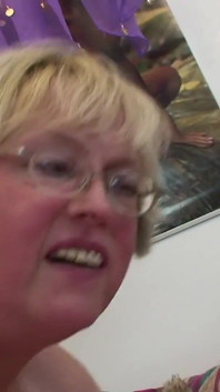 Mature BBW nylon slut nailed