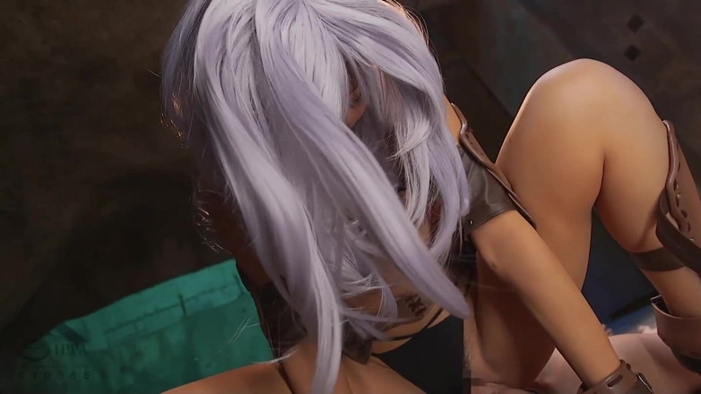 Raptor Inc: Cosplayer shakes her hips wildly in cowgirl 2 - 2 disc set, 8 hours