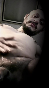 Hail Satan Playing with My Uncut Fat Cock.