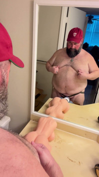 Eating My Load off a Toy Pussy