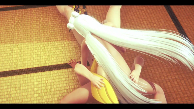 HentaiTubes: Genshin Impact Hentai - Ningguang Tvrdý sex v nefritové komnatě [honění, kouření, 69,...