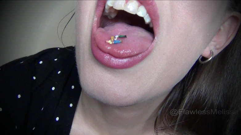 Flawless Melissa: Giantess Mouth Mouth Tease up Close Uvula Swallowed Whole