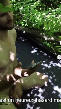 Vlog Steamy Forest Hookup with a Hiker Raw Blowjob and Cum Eating with Passion Maxime Horns