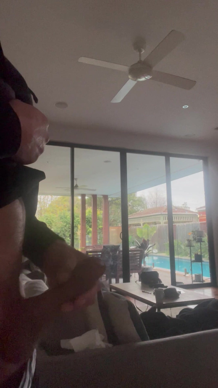 Footlong: Jerking of Hoping My Next Door Neighbour Sees My Cock