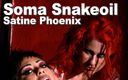 Picticon bondage and fetish: Soma Snakeoil &amp;amp; Satine Phoenix lesbiska BDSM cunnilingus leksaker