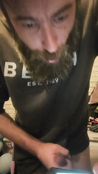 Big Dick Wanking and Smoking