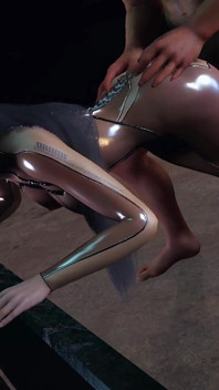 Beauty Lady Get Doggy - Animacja 3D