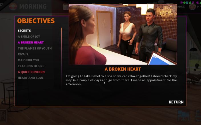 Porny Games: Полуночный рай от Lewdlab - Время сауны с большой сводной сестрой 40