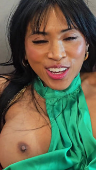 Sexy Asian Babe Gets BBC Cum
