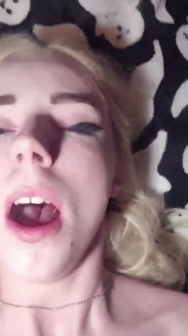 Black Monstercock Force: British Blonde 19yo Petite Swallows Every Drop of BBC