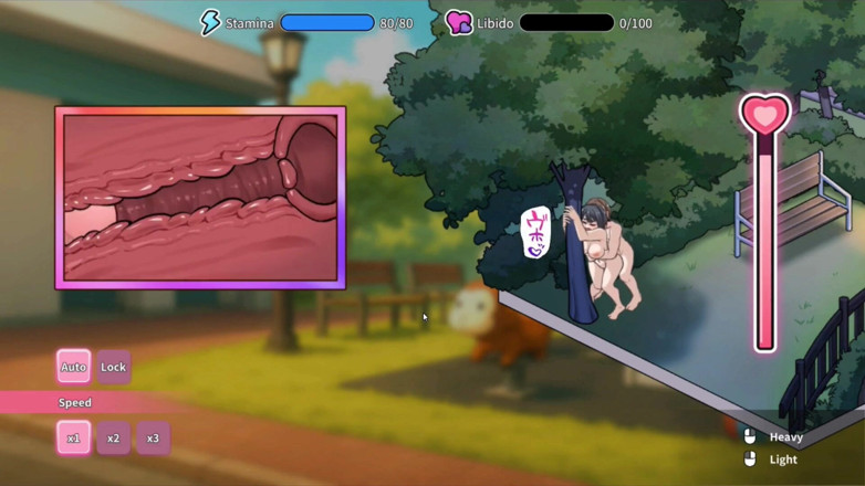 NSFWOtaku: Jeu hentai - sexe avec une policière à forte poitrine - bain immoral