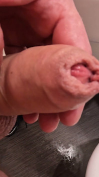 After the Wank, a Bear's Limp, Thick and Uncut Cock