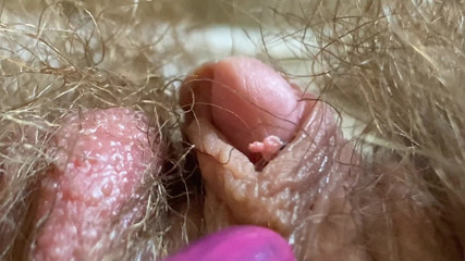 Cuteblonde666: Big clit giantess with model train people extreme close up