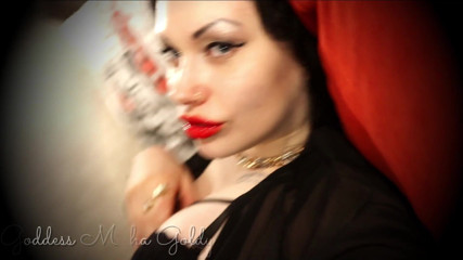 Goddess Misha Goldy: Enjoy the beauty of red juicy lips and the look...