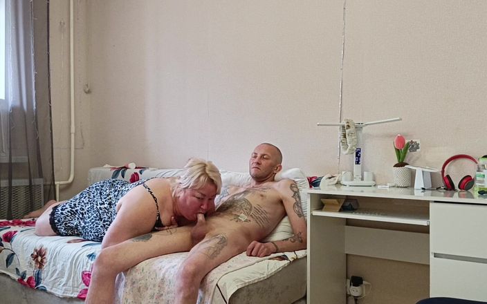 Zona901: Mother-in-law Sucks Cock and Gets Cum in Her Throat