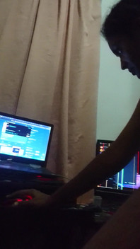 Stepmom Comes to See What I'm Doing on the Computer