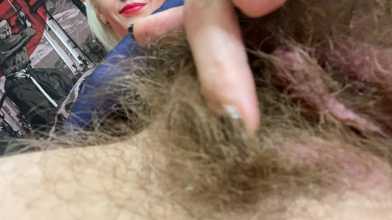 Cuteblonde666: Coño peludo provoca