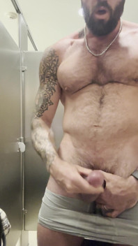 Cum in the Bathroom Stall