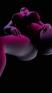 裸で踊る眼鏡と厚い熟女:3Dポルノ