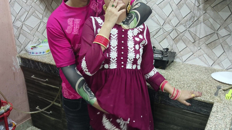 Hornycouple149: Indiana fodida duro por seu cunhado em cozinha hindi