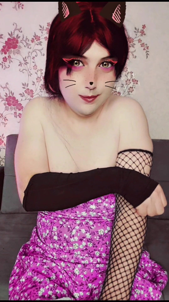 Kitty_Cross: Most Cute Pre Cumming Scene Babe Ladyboy Kitty Princess Shemale...
