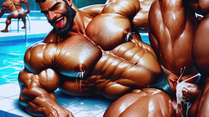 Real Story & Fantasy AI: Zralý trans muž ukazuje svou kundičku. Hentai anime fotokompilace část 2