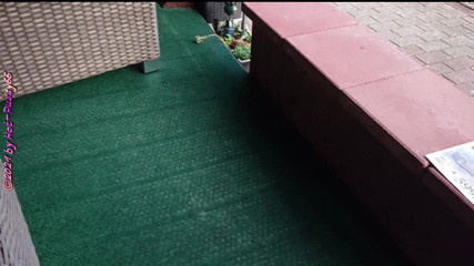 Hot-Pussy66: Hot frivolous changing on the porch